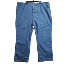 Wrangler Rugged Wear Mens Fit Straight Leg Blue Denim Jeans Size 50 x 30 - £13.37 GBP