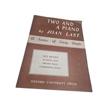 Two and a Piano by Joan Last Series of Easy Duets Set Seven Dreamy Waltz - $5.98