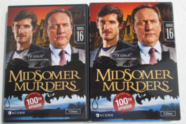 Midsomer Murders Series 16 3-Disc DVD 2015 with slip cover &amp; case - £8.56 GBP