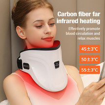 Electric Hot Compress Neck Fixed Traction Air Pressure Kneading Massage ... - $75.60+