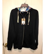 NWT Chubbies The Night Schwoodie Full Zip Terry Hoodie Mens Medium - $26.72