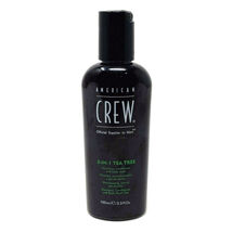 American Crew 3-In-1 Tea Tree Shampoo Conditioner Body Wash 3.3oz 100ml - $12.64