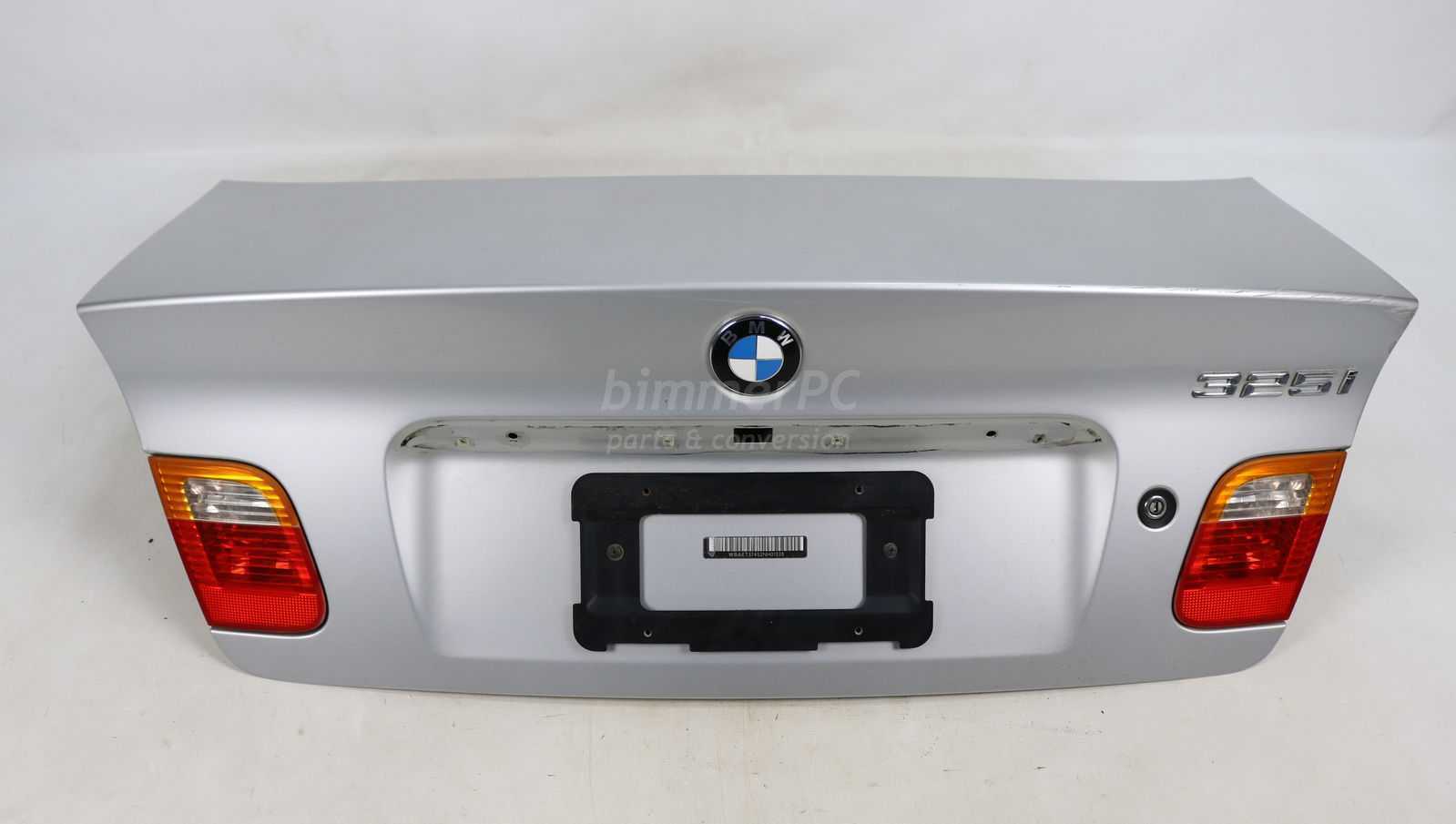 Primary image for BMW E46 3-Series Sedan Trunk Lid Boot Cover Titanium Silver 325i 2001-2005 OEM