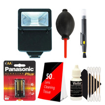 Slave Flash + AA Batteries &amp; Kit for CANON EOS Rebel T6i T6 T6s T5i T5 T4i T3i - £38.35 GBP