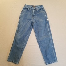 Wide Leg Mens Jeans Size 32x32 Carpenter Denim Blue Jean Baggy Relaxed V... - $29.94