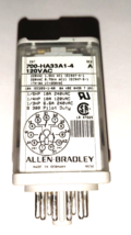 Tube Relay 3 Pole 120V 10AMP Allen Bradley 700-HA33A1-4 (Single Contact) &amp; Led - £11.28 GBP