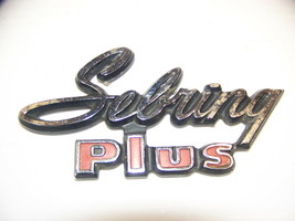 1971 1972 Plymouth Satellite Sebring Plus Emblem Oem #3612863 - £50.34 GBP