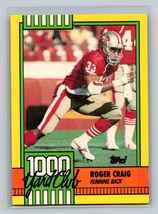 Roger Craig #28a 1990 Topps San Francisco 49ers 1000 Yard Club - £1.56 GBP