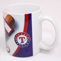 2005 Texas Rangers Coffee Mug Handle White Offical Merchandise Red White... - $13.08