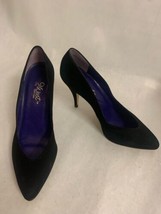 Vintage Nine West Limited Edition Babette Suede Pump 8M, Black Suede Hee... - £23.73 GBP