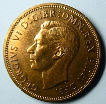 Great Britain 1950  UK Penny Coin George VI Brilliant Uncirculated - $385.00