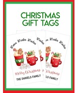 Personalized Hot Cocoa Christmas Gift Tags - €13,02 EUR+