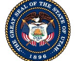 Seal of the State of Utah Sticker Decal R7390 - $1.95+