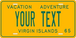 Virgin Islands 1965 License Plate Personalized Custom Car Bike Motorcycle Moped  - £8.78 GBP+