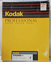 Kodak Polymax  RC F Glossy 8&quot; x10&quot; B &amp;W Photo Paper Open Box - $37.01