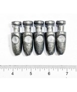 Bullet Lead Sea Witch Lure Heads Unpainted 60 gram Package of 5 for Fishing - €19,93 EUR
