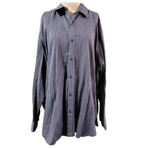 Michael Kors Blue Button Down Cotton Dress Shirt Size XXL  - £27.26 GBP