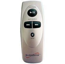 SuperSonic CD Player Remote Control Electronic Replacement VD48PRCII ELECrm - $27.86 CAD