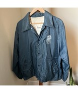 Vintage Oyster Harbors Club Mens Jacket Windbreaker Lined Royal Golf - £29.97 GBP