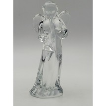 BACCARAT France Crystal ANGEL With HORN Nativity Figurine Discontinued 6&quot; - $2,321.86 MXN