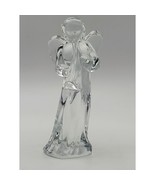 BACCARAT France Crystal ANGEL With HORN Nativity Figurine Discontinued 6&quot; - $2,321.86 MXN