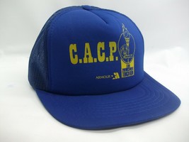 CACP Special Olympic Law Enforcement Torch Run Hat VTG Blue Snapback Trucker Cap - $16.55