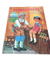 Vintage Pinocchio Coloring Book – Modern Promotions 29081 Geppetto &amp; Pin... - $193.01 MXN