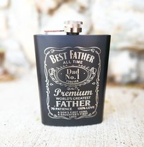 Engraved Stainless Steel Flask: Personalized Groomsmen Gift - $17.00