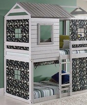 Jackson Fort Bunk Bed with Camo Tent - £706.93 GBP