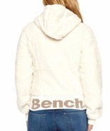 Bench UK Kava Cream Off-White Hoodie BLEA2461D Zip-Thru Faux Fur Jacket - £34.96 GBP