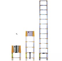 XTEND+CLIMB Ladders 12.5 ft. Aluminum Telescoping Extension Ladder 16.5 Reach - $189.99