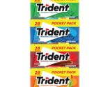 Trident Pocket Pack Variety Flavor Gum | 28 Sticks Per Pack | Mix &amp; Match - £6.46 GBP+