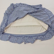 Moa Moa Women's Blue & White Stripes Elastic Waist Pencil Skirt Size XL Waist 30 image 10