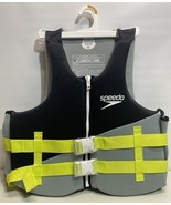 Speedo Adult Life Vest - Black/Gray XL/XXL NEW w Tags 44-56” Chest. VOL ... - $11.61 CAD