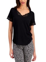 Flora by Flora Nikrooz Womens Lexi Pajama Top Only,1-Piece Size Small, Black - £20.49 GBP