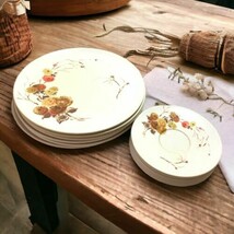 Vtg Lot 12 Texas Ware Dinner Plates &amp; Saucer/dessert Plates Retro Floral... - $361.50 MXN