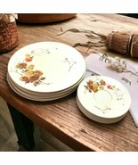 Vtg Lot 12 Texas Ware Dinner Plates &amp; Saucer/dessert Plates Retro Floral... - $361.50 MXN
