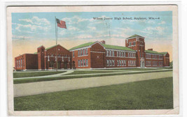 Wilson Junior High School Appleton Wisconsin 1931 postcard - £4.73 GBP