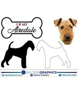 Airedale Terrier - Dog Breed Decals (Set of 16) - Sizes in Description - $14.95