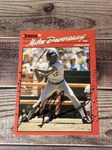 1990 Donruss #282 Mike Devereaux Signed Autographed Baltimore Orioles - £4.00 GBP