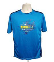 2017 New Balance NYRR 5th Ave Mile Run for Life Mens Medium Blue Jersey - £14.24 GBP