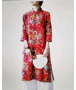 Women&#39;s Chinese Style  Cotton Linen Stand Collar Buttons Qipao Dress Che... - €23,56 EUR