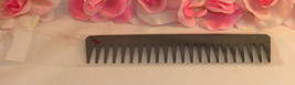 New Wide tooth Comb 7 1/2&quot; Long the Teeth have 1/4&quot; Spacing Black Plastic - $147.40 MXN