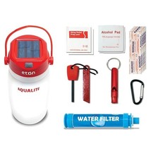 Eton NAQUALITE AquaLite Solar-Powered Lantern and Basic Emergency Kit - £60.69 GBP