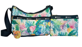 Le Sportsac Uluwehi Hawaii Exclusive Classic Hobo Crossbody Bag, Tropical Fronds - £98.23 GBP
