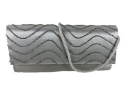 Style &amp; Co. Susi Satin Evening Bag Silver - $25.81 CAD