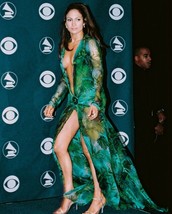 Jennifer Lopez Sexy Color 8X10 Photograph Busty Dress - £7.67 GBP