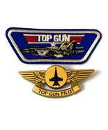 TOP GUN MAVERICK PILOT COSTUME PATCH &amp; WING PIN - £9.25 GBP