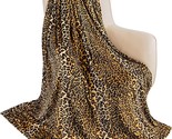 Macevia Flannel Fleece Throw Blanket For Couch Leopard Print, 50 X 60 In... - £25.34 GBP