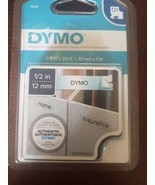 Genuine Sealed OEM DYMO® 45110 Black-On-Clear Tape, 0.5&quot; x 13&#39; - $29.58